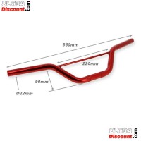 Manubrio per Mini Moto Supermotard (Nero) Bilder 1