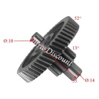 Pignone intermedio per trasmissione motore per scooter cinesi (52 denti- tipo 2) Bilder 1 Pignone intermedio per trasmissione motore per scooter cinesi (52 denti- tipo 2) Bilder 1