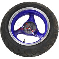 Ruota posteriore completa per Scooter cinese (rosso - tipo 1) Bilder 2