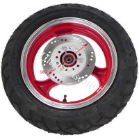 Ruota anteriore completa per Scooter cinese (rosso - tipo 1) Bilder 1
