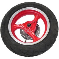 Ruota anteriore completa per Scooter cinese (rosso - tipo 1) Bilder 2