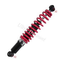 Ammortizzatore posteriore rosso per Quad 200 cc (360mm) - Rosso