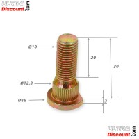 16 bulloni per ruota per Quad Shineray 200cc Bilder 1