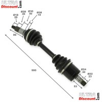 Giunti cardanici per Quad Bashan 250cc BS250AS-43 Bilder 1 Giunti cardanici per Quad Bashan 250cc BS250AS-43 Bilder 1