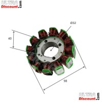 Statore magnetico di avviamento per Quad Shineray 250cc ST-9E Bilder 1 Statore magnetico di avviamento per Quad Shineray 250cc ST-9E Bilder 1