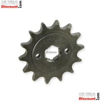 Pignone a 14 denti (520 : Ø:20)  per Shineray 250 ST5