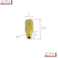 Lotto di 4 getti 60-65-70-75 per carburatore KEIHIN - KOSO Bilder 1