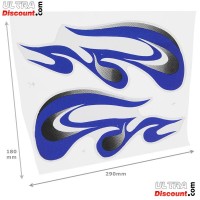 Adesivi per Quad Shineray 200cc Blu Bilder 1