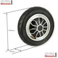 hoverboard motor 36v 350w pneumatico 10 pollici Bilder 2