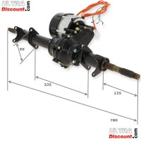 Asse posteriore completo para Citycoco 1500w Bilder 1 Asse posteriore completo para Citycoco 1500w Bilder 1