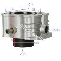Cilindro per Quad Shineray 250 cc ST-9E (tipo 167MM) Bilder 1