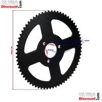 Corona rinforzata a 68 denti (passo piccolo) - ALU      Bilder 1