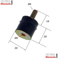 Silentblock 20x20 ATV Shineray 250STXE Bilder 1
