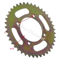 Corona rinforzata a 37 denti per Pit Bike (tipo 1, 420)