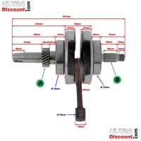 Albero motore per  quad Shineray 250cc STXE Bilder 1