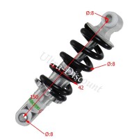 Ammortizzatore posteriore per mini supermotard (1200lbs, 150mm)