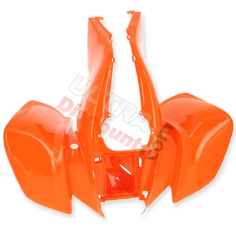 Carena anteriore arancione per Quad Shineray 200 STIIE-B, Ricambi Shineray 200STIIE e STIIEB