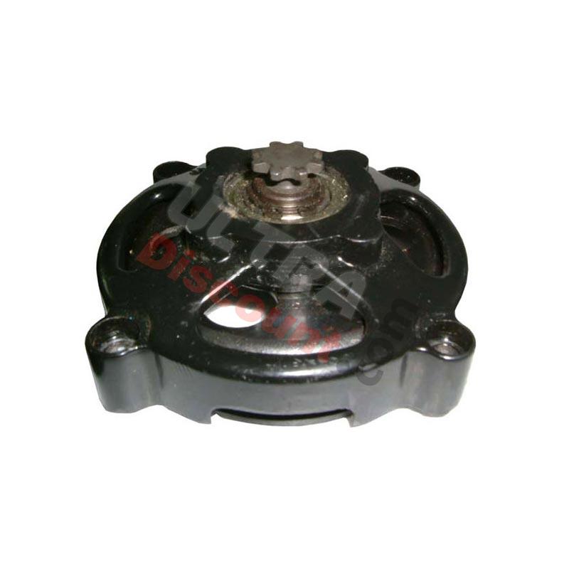 Campana frizione per mini moto ZPF + pignone a 6 denti, Ricambi Racing mini ZPF Campana frizione per mini moto ZPF + pignone a 6 denti, Ricambi Racing mini ZPF