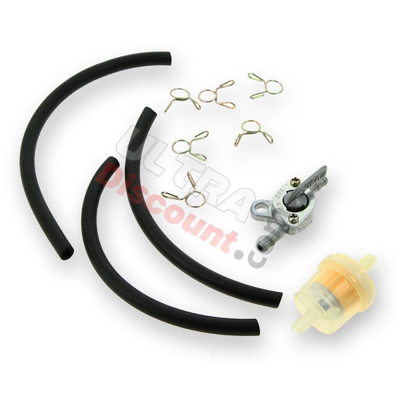 Rubinetto benzina + filtro per Pit Bike tipo3, Ricambi Pit Bike Rubinetto benzina + filtro per Pit Bike tipo3, Ricambi Pit Bike