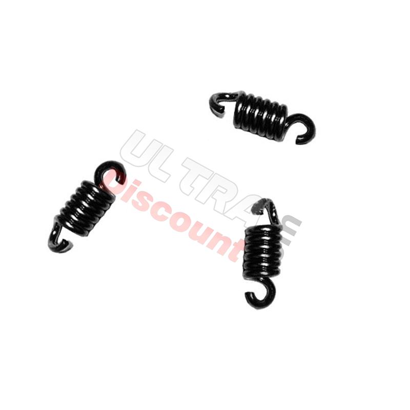3 molle Medium per frizione per scooter cinese 125cc (nere), Parti di scooter cinesi 3 molle Medium per frizione per scooter cinese 125cc (nere), Parti di scooter cinesi
