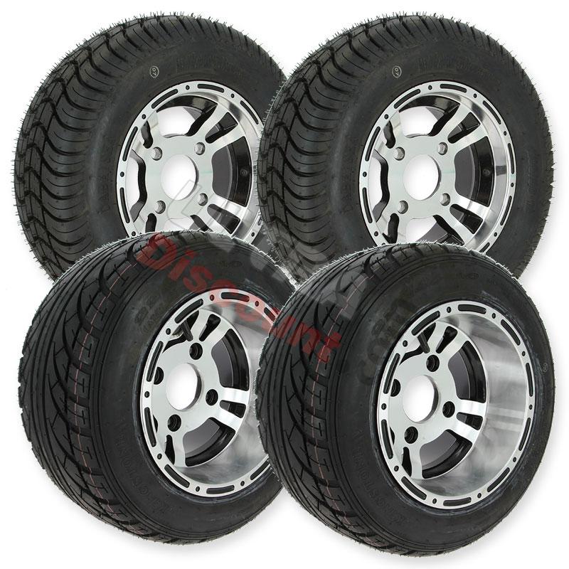 Lotto di 4 ruote per Quad Shineray 200cc ST-6A, Ricambi Shineray 200 ST6A Lotto di 4 ruote per Quad Shineray 200cc ST-6A, Ricambi Shineray 200 ST6A