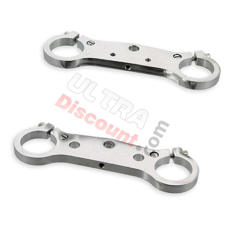 Coppia di teste forcella per mini moto 34mm, Ricambi Mini moto cross Coppia di teste forcella per mini moto 34mm, Ricambi Mini moto cross