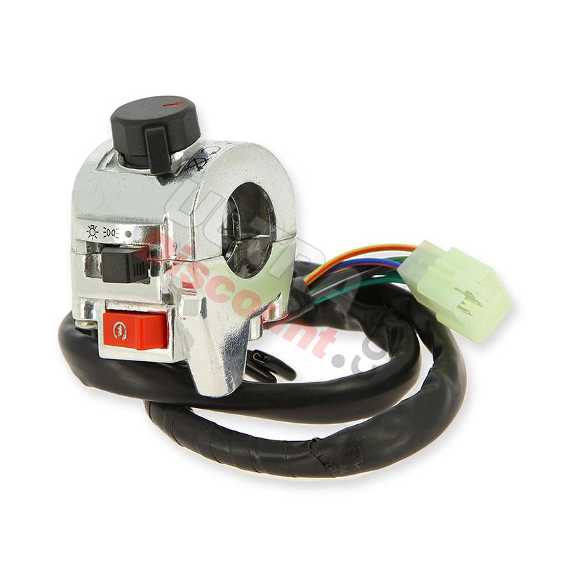 Unità comandi destra per Spy Racing 250cc F3 - Aluminio, Ricambi Quad SPY250F3 Unità comandi destra per Spy Racing 250cc F3 - Aluminio, Ricambi Quad SPY250F3