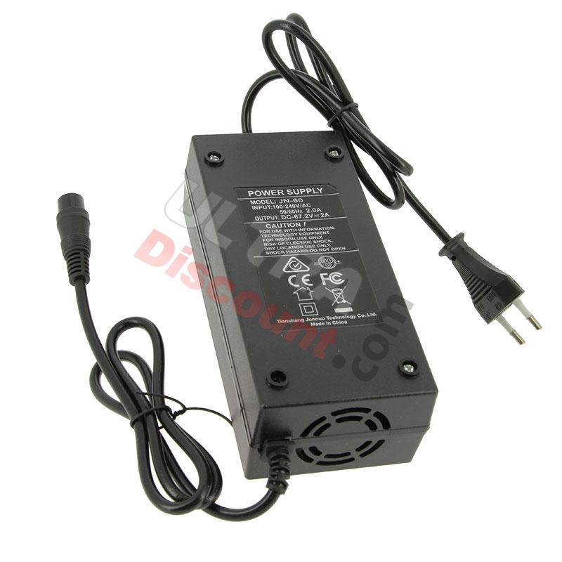 CARICABATTERIA 67.2V 2A XLR spina per Citycoco 1300W, Ricambi Citycoco CARICABATTERIA 67.2V 2A XLR spina per Citycoco 1300W, Ricambi Citycoco