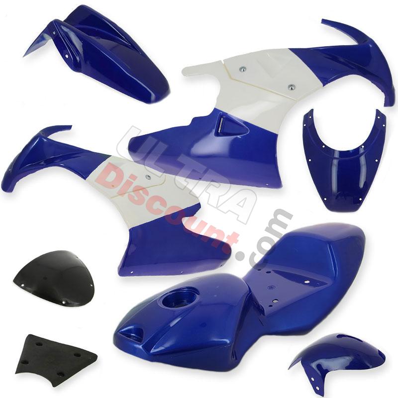 Carena per mini moto 47-49cc (blu-bianco), Ricambi Mini Moto Carena per mini moto 47-49cc (blu-bianco), Ricambi Mini Moto