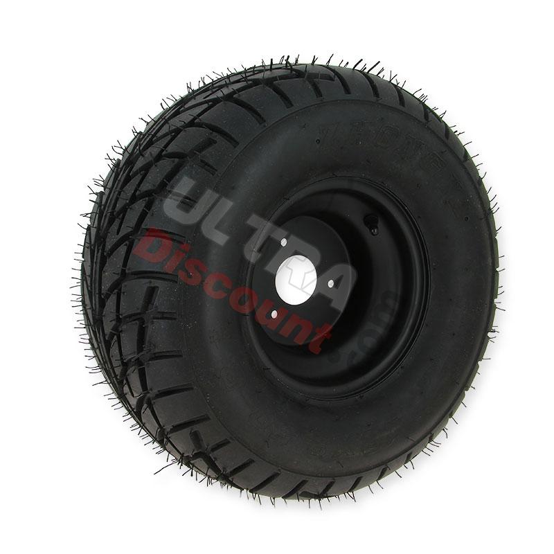 Ruota sinistra 18x9.50-8 completa per quad 110 -125cc, Ricambi Quad 110cc - 125cc