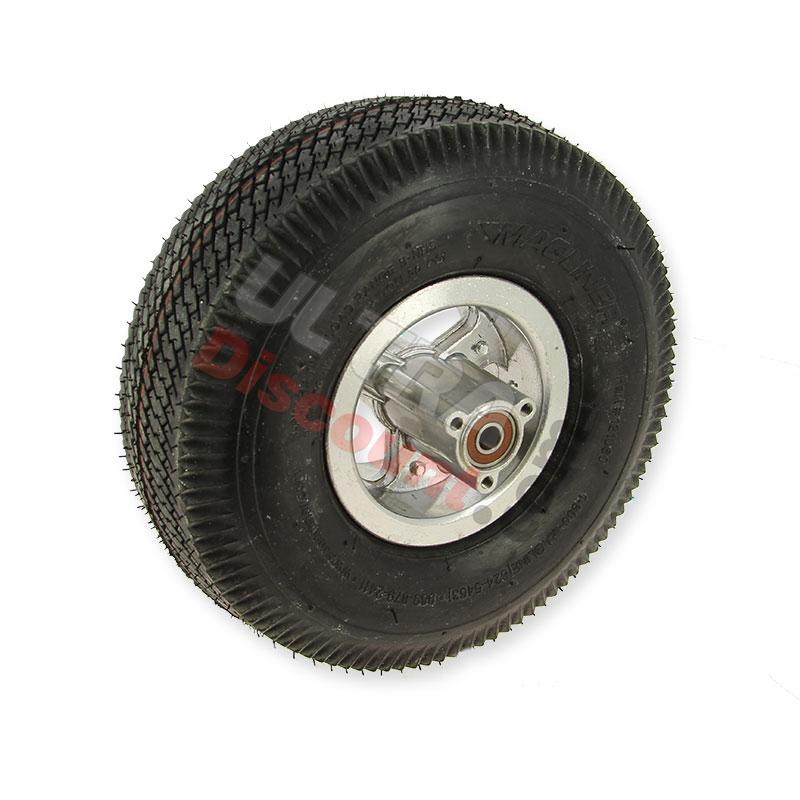 Ruota anteriore completa 4.10 3.50-4 per monopattino termico, Ricambi Scooter termico Ruota anteriore completa 4.10 3.50-4 per monopattino termico, Ricambi Scooter termico