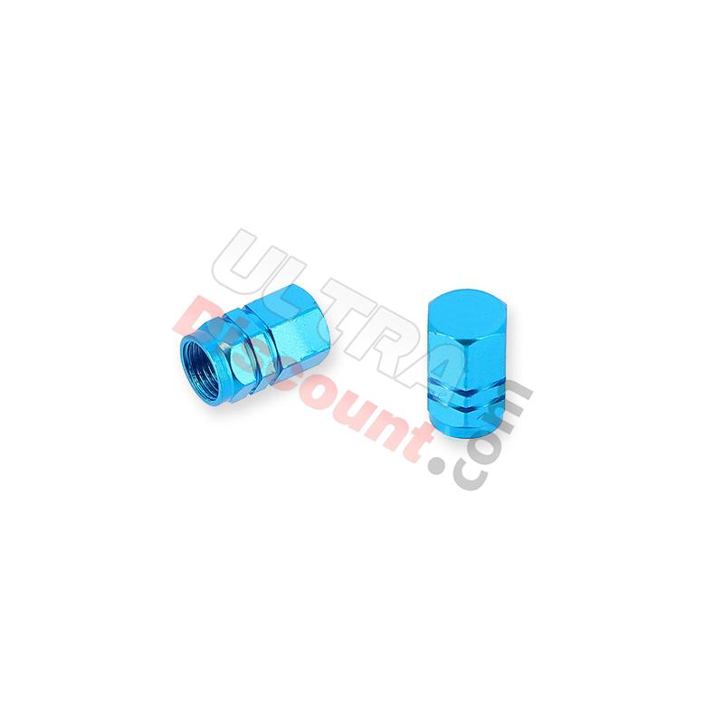 Coppia di tappi valvola blu, Ricambi Dax Skymax Coppia di tappi valvola blu, Ricambi Dax Skymax