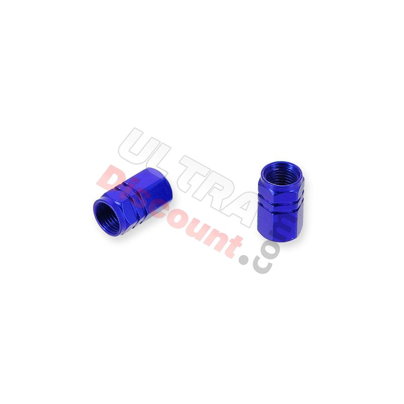 Coppia di tappi valvola blu scuro, Ricambi Dax Skymax Coppia di tappi valvola blu scuro, Ricambi Dax Skymax