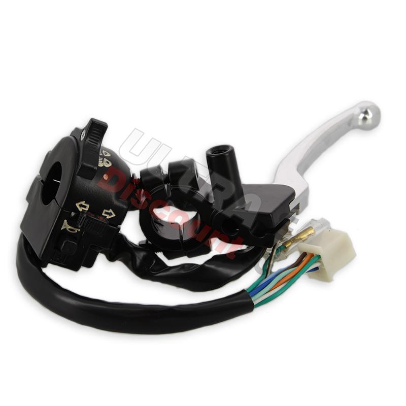 Unità comandi sinistra per Skyteam Skymini 50-125cc con luce LED, Ricambi Skymini Monkey - Gorilla Unità comandi sinistra per Skyteam Skymini 50-125cc con luce LED, Ricambi Skymini Monkey - Gorilla