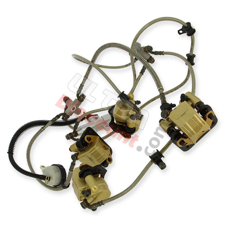 Kit freni completo per Quad Bashan 250cc (BS250AS-43), Ricambi Bashan 250cc BS250AS-43