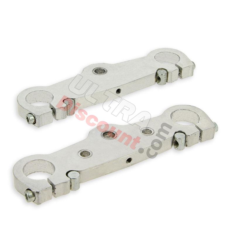 Coppia di teste forcella per mini moto (145mm), Ricambi pocket supermoto