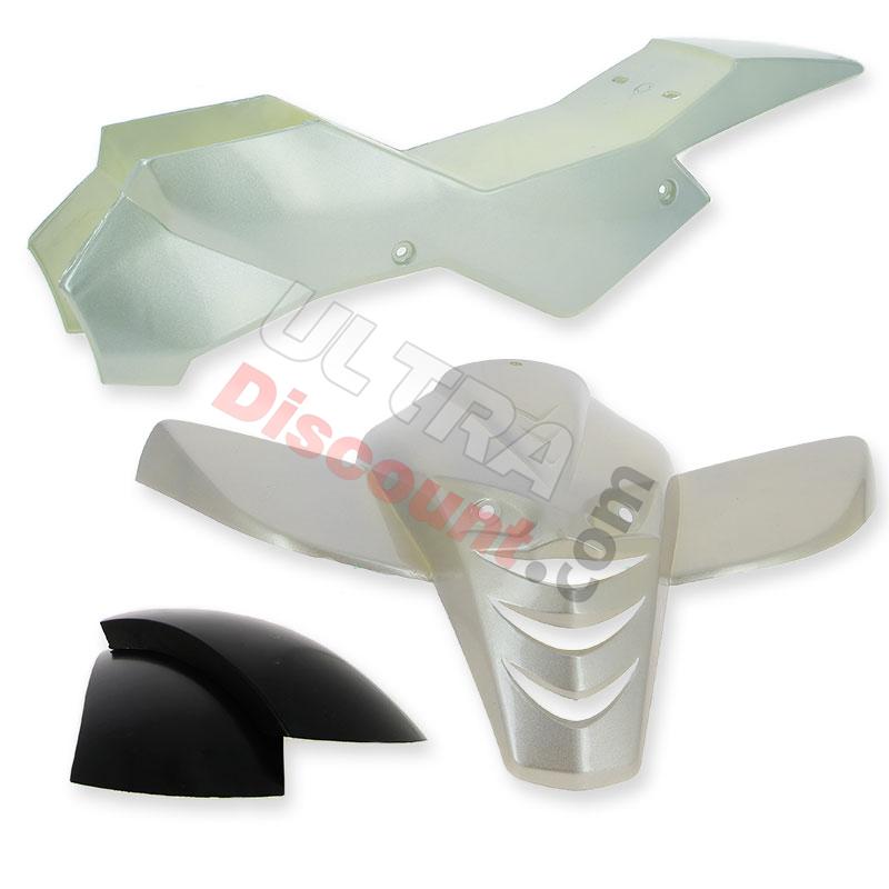 Carena mini quad grigio metallo tipo2, Ricambi mini quad