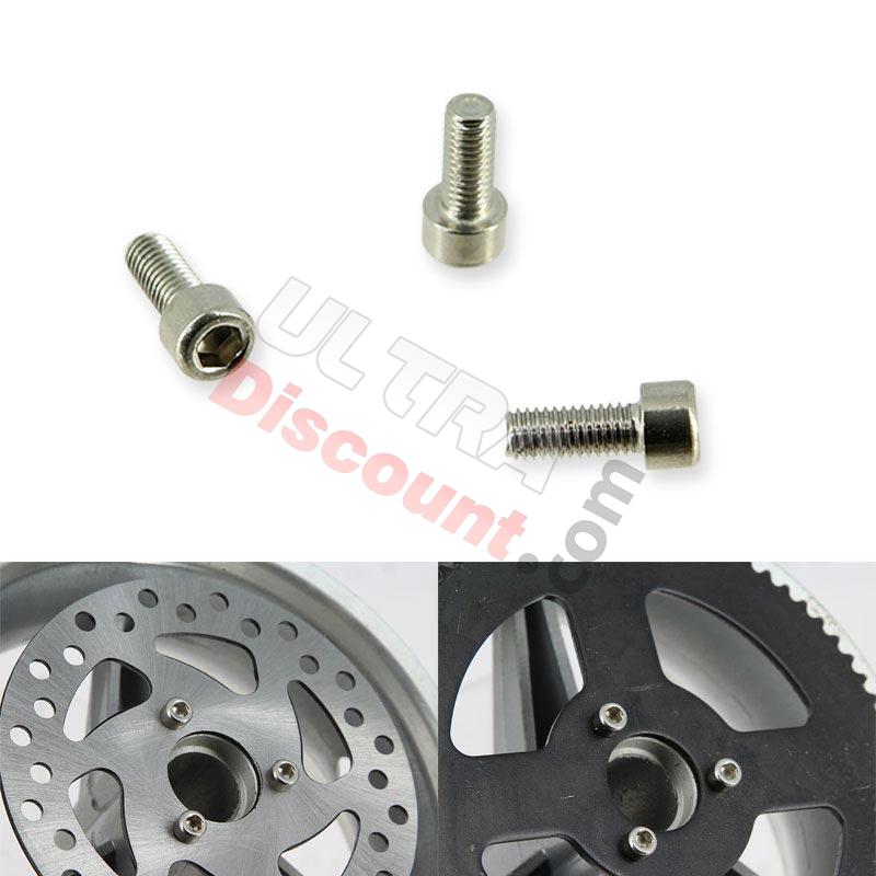 Vite freno a disco e corona per pocket supermot, Ricambi Pocket replica R1