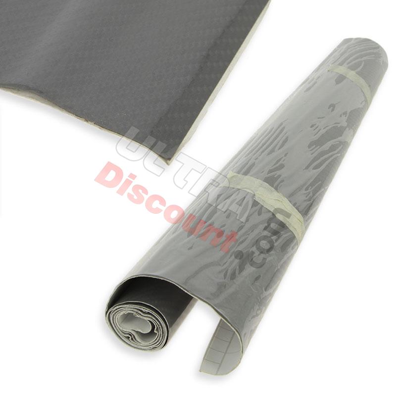 Wrap roll autoadesivo in finto carbonio per Pocket Supermotard (Grigio), Ricambi pocket supermoto