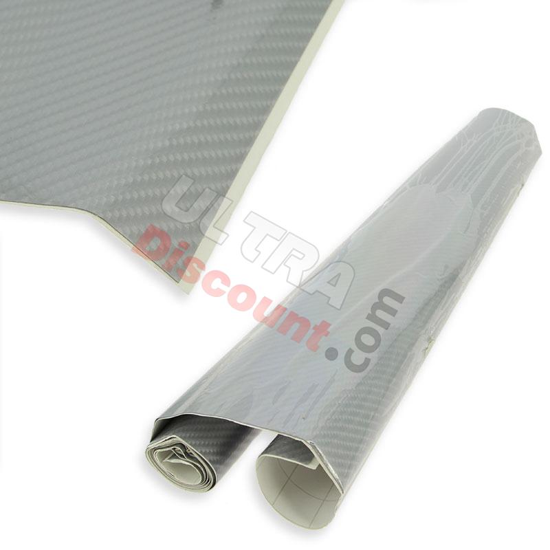 Wrap roll autoadesivo in finto carbonio per Pocket Supermotard (grigio-chiaro), Ricambi pocket supermoto