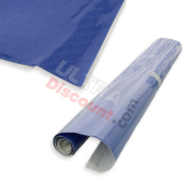 Wrap roll autoadesivo in finto carbonio per Pocket ATV (Blu), Ricambi mini quad Wrap roll autoadesivo in finto carbonio per Pocket ATV (Blu), Ricambi mini quad