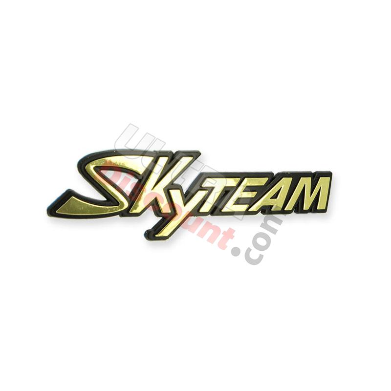 Adesivo in plastica con logo SkyTeam per serbatoio Trex, Ricambi Trex Skyteam Adesivo in plastica con logo SkyTeam per serbatoio Trex, Ricambi Trex Skyteam