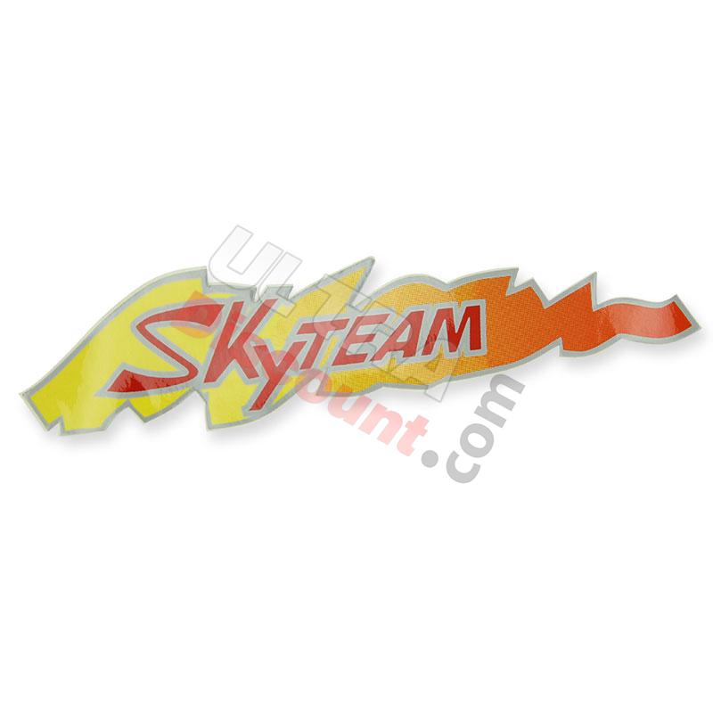 Adesivo SkyTeam per Skymax (giallo-arancio-rosso), Ricambi Dax Skymax Adesivo SkyTeam per Skymax (giallo-arancio-rosso), Ricambi Dax Skymax