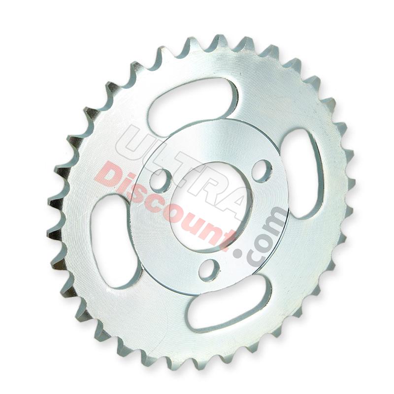 Corona 34 denti per Skymini Skyteam - zinco bianco, Ricambi Monkey - Gorilla Corona 34 denti per Skymini Skyteam - zinco bianco, Ricambi Monkey - Gorilla