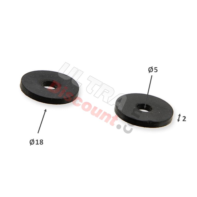 2x Rondella in gomma per carenatura, Ricambi Mini Moto