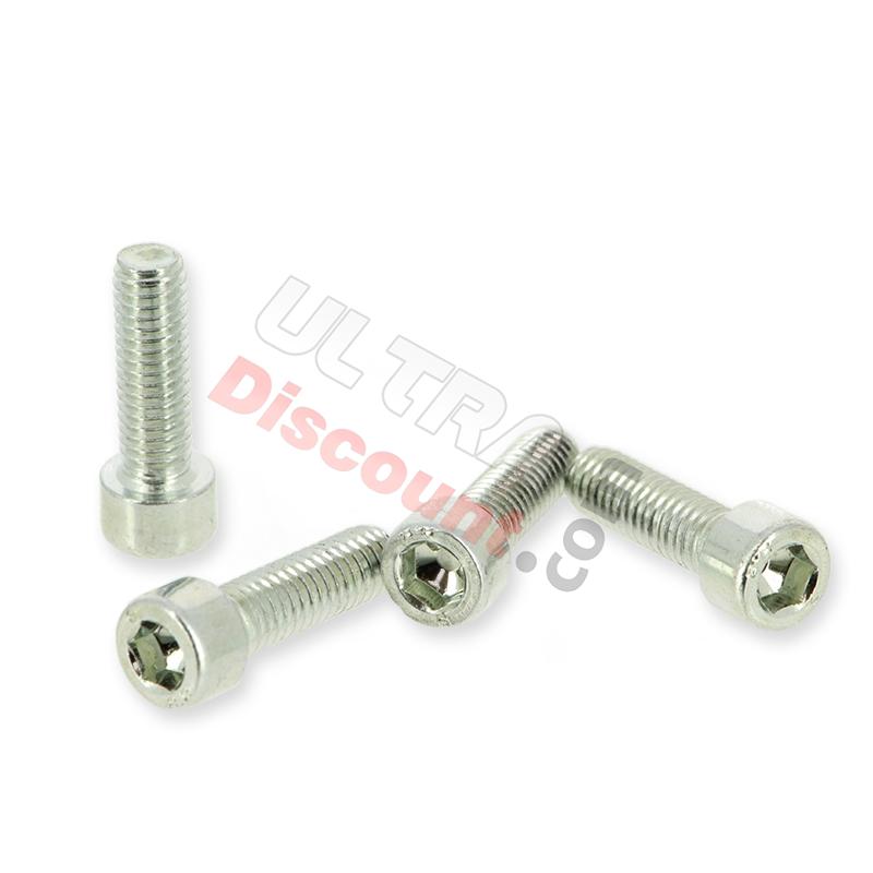 Vite M6x18 freno a campana frizione cromo, Ricambi Mini Moto