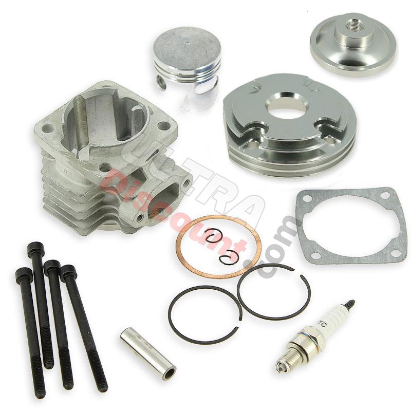 Kit 53cc 4 transferts asse di 10 mm (tipo B, Alu), Ricambi pocket supermoto Kit 53cc 4 transferts asse di 10 mm (tipo B, Alu), Ricambi pocket supermoto