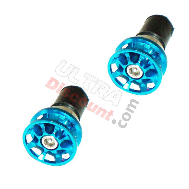 Tappi manubrio Blu (tipo 3), Ricambi Pocket Blata MT4 Tappi manubrio Blu (tipo 3), Ricambi Pocket Blata MT4
