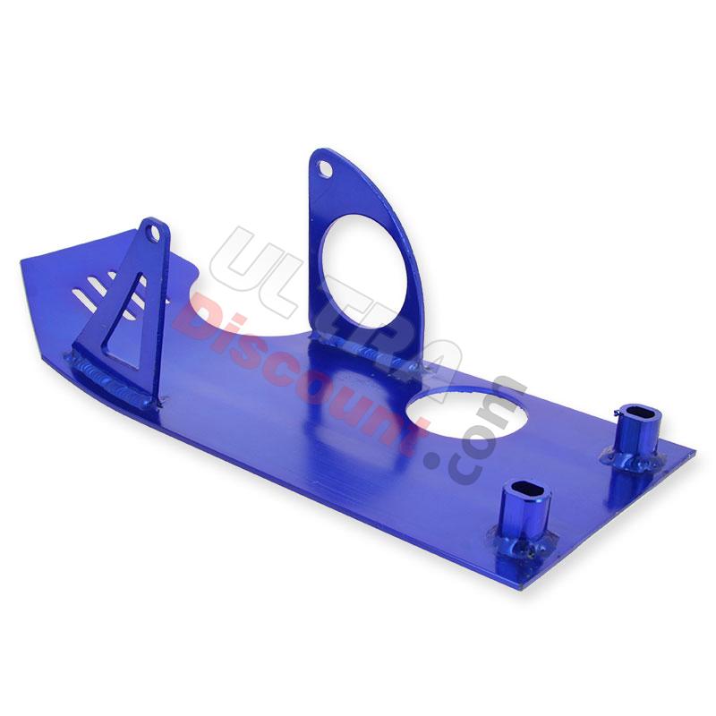 Piastra inferiore motore per Pit Bike avente un motorino di avviamento (blu), Ricambi Pit Bike