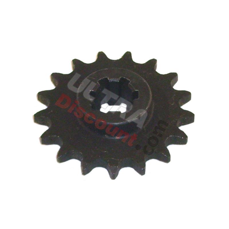 Pignone 15 denti per mini moto cross, Ricambi Mini moto cross Pignone 15 denti per mini moto cross, Ricambi Mini moto cross